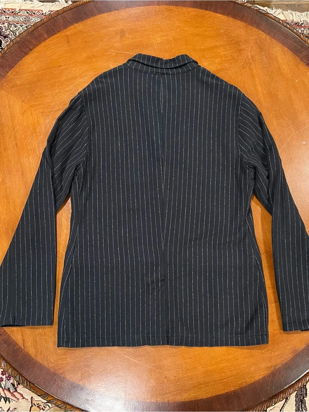 NWT Ralph Lauren Cotton Knit Striped 3-Button Unstructured Blazer Flatiron Large